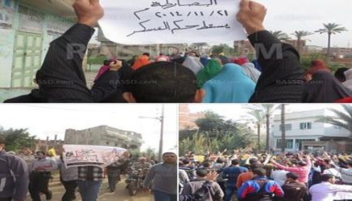 دمياط : مسيرة  في ‏البصارطة في جمعة "قوتنا في وحدتنا"