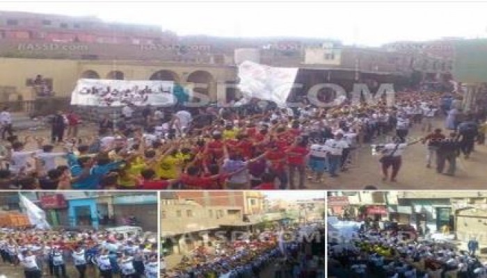 الجيزة : الالتراس يشعل ناهيا هتافات بسقوط كلاب العسكر