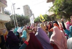 البحيرة : مسيرة لأحرار كفر الدوار تندد بجرائم الانقلاب