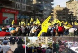 مسيرتان لرافضي الانقلاب بعين شمس و مدينة نصر ب‏القاهرة رفضًا للحكم العسكري.