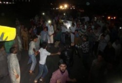 في كفرالشيخ: تظاهرة ليلية  منددة بداخلية الانقلاب