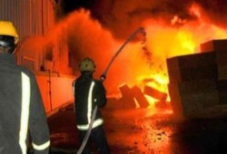 نحس السيسي: حريق هائل بأحد المطاعم الشهيرة بالمنيا