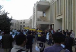 وقفة لطلاب "أكاديمية القاهرة" تنديدا بجرائم العسكر