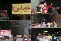 القوصية تنتفض بمسيرة حاشدة عقب صلاة العشاء فى اطار فاعليات"قوتنا فى وحدتنا"