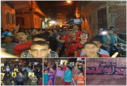 مسيرة ليلية حاشدة لثوار بني مجدول ضد الانقلاب العسكري بمشاركة شبابية واسعة