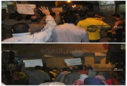 بهرمس تطالب برجيل العسكر ومحاكمة قادته بمسيرة ليلية ضد الانقلاب