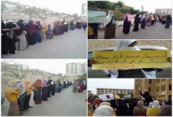 بالصور .. طالبات أسنان الأزهر ينظمن سلسلة بشرية تتحول لمسيرة ضمن حملة " ثورة عرض "