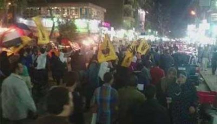 الآلاف يحتشدون شرق القاهرة ضد جرائم الانقلاب
