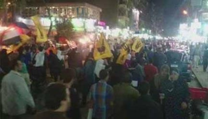 الآلاف يحتشدون شرق القاهرة ضد جرائم الانقلاب