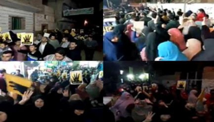 الآلاف في كرداسة يطالبون بعودة الشرعية