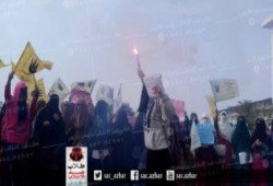 بالفيديو.. مليشيات الانقلاب تقتحم "أزهر البنات"