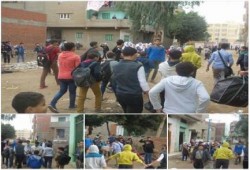 الدقهلية‬ : وقفة طلابية بقرية "أويش الحجر" مطالبة بالافراج عن المعتقلين