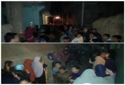 ثوار دقهلة بدمياط يطالبون بالإفراج عن المعتقلين فى وقفة ليلية