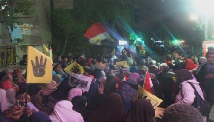 فاعلية مسائية لرافضي الانقلاب من أمام مسجد التوحيد تجوب شوارع المعادي استعداداً لانتفاضة28