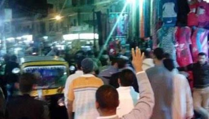 المنيا: مسيرة ليلية لأهالي سمالوط تنديدا بالتصعيد الأمني ضد رافضي الانقلاب