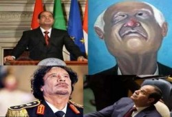 نشطاء يسخرون: ما هي العلاقة بين "السيسي" و"القذافي" و"جدو حولان"؟!