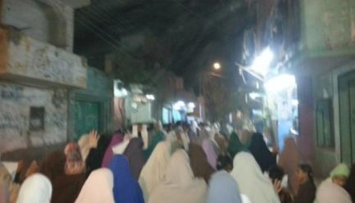 بالصور.. مسيره ليليه بمدينة ناصر شمال بني سويف تدعو الى انتفاضة 28 نوفمبر