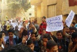 مسيرة بـ"دهشور" ‫‏الجيزة‬ رفضًا للانقلاب.