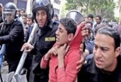 قوات الانقلاب تعتدي على أحداث كوم الدكة أثناء ترحيلهم للعقابية