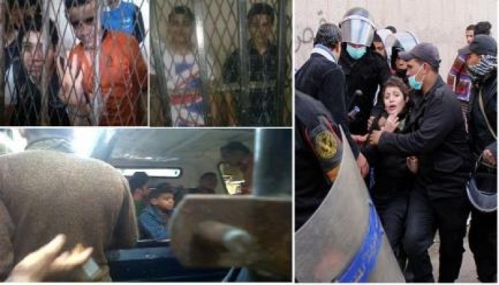 إغماء عدد من الأطفال المعتقلين عقب وصولهم سجن المرج