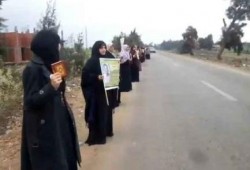 سلاسل بشرية بفاقوس ختاماً لفعاليات قوتنا في وحدتنا
