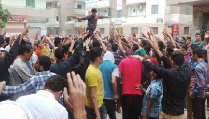 مسيرة بمنشأة عبد الله بالفيوم تهتف بإسقاط الانقلاب في جمعة انتفاضة الشباب المسلم