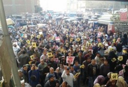 "الله أكبر.ايد واحدة" قادم قادم يا إسلام.. حاكم حاكم يا قرآن تلهب مشاعر المواطنين بإمبابة