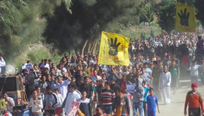 بالصور .. حشود مهيبة بقرية قارون في الفيوم في انتفاضة الشباب المسلم