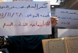 الدقهلية: وقفة مناهضة للانقلاب لحركة صوت الحرة بميت غمر