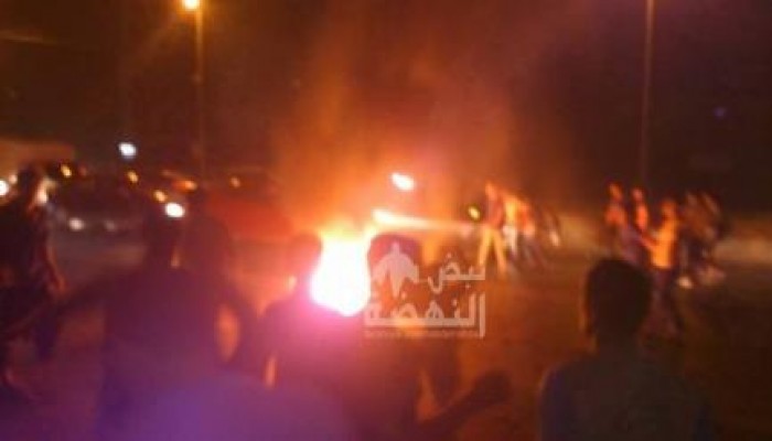 مجهولون يقطعون طريق " المريوطية - الهرم "