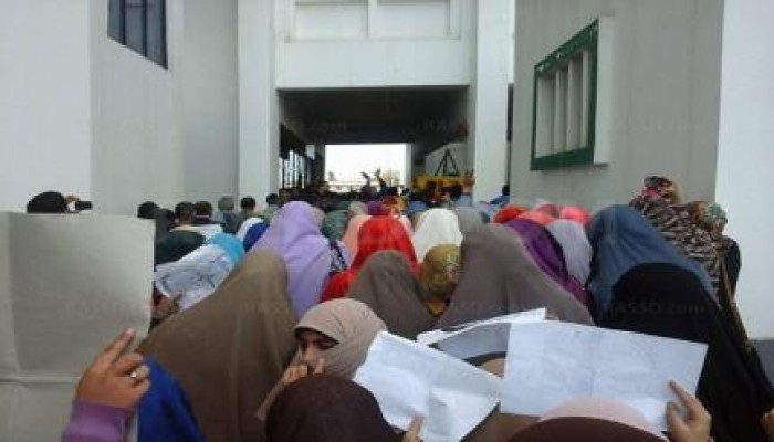 تظاهرات طلابية بالمجمع النظري بجامعة ‫‏دمنهور‬ ضد قضاء الانقلاب