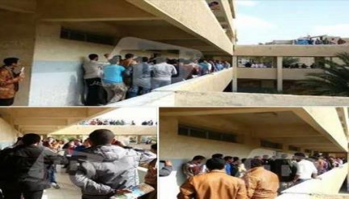 وقفة بدراسات اسلامية بأزهر دمياط تنديدا ببراءة مبارك