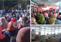 طلاب جامعة حلوان ينتفضون ضد براء المخلوع واعوانه