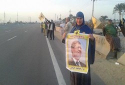 البحيرة: سلسلة بشرية لـ"ثوار النوبارية" تطالب بإعدام المخلوع وقائد الانقلاب