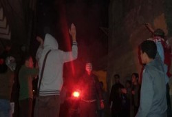 الشرقية: وقفة لاولتراس نهضاوي بأولاد صقر أمام منزل أحد المعتقلين