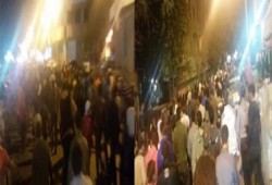 أسيوط: فراشة مفاجئة بأكبر شوارع مدينة أسيوط تندد ببراءة المخلوع