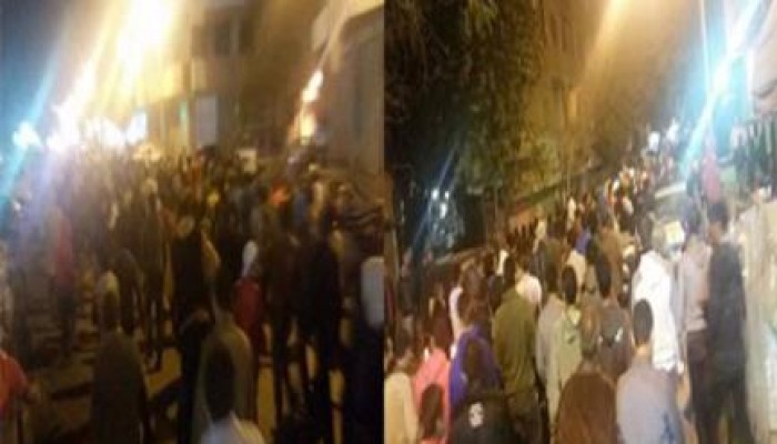 أسيوط: فراشة مفاجئة بأكبر شوارع مدينة أسيوط تندد ببراءة المخلوع