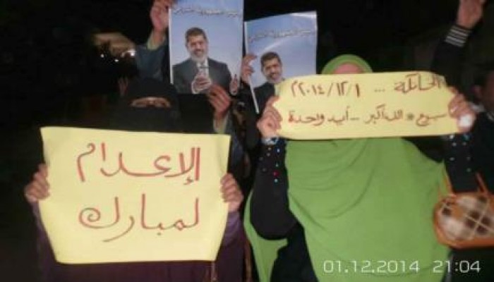 القليوبية: مسيرة بالخانكة ضد الانقلاب وبراءة المخلوع