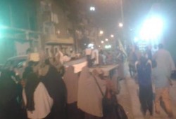 قنا: مسيرة ليلية لرافضي الانقلاب بقوص تندد ببراءة المخلوع