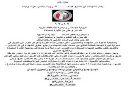 أمناء الثورة يدعو لمليونية الجمعة 12-12 (بيان)