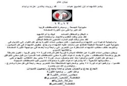 أمناء الثورة يدعو لمليونية الجمعة 12-12 (بيان)