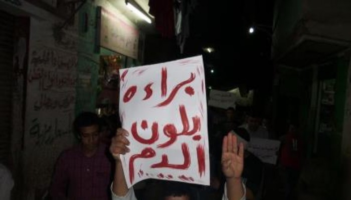 الشرقية:  مسيرة ليلية بميت حمل بلبيس تهتف الشعب يريد إسقاط النظام