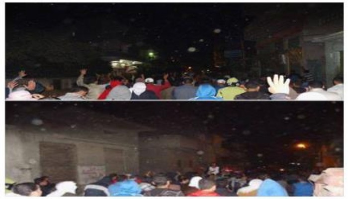 البحيرة: مسيرة ليلية حاشدة لثوار حوش عيسي رفضا لبراءة المخلوع