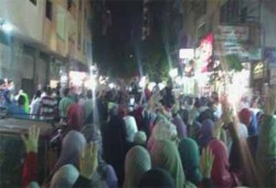 كفر الشيخ: مسيرة ليلية بكفر السودان تطالب بمحاكمة المخلوع ثوريًّا