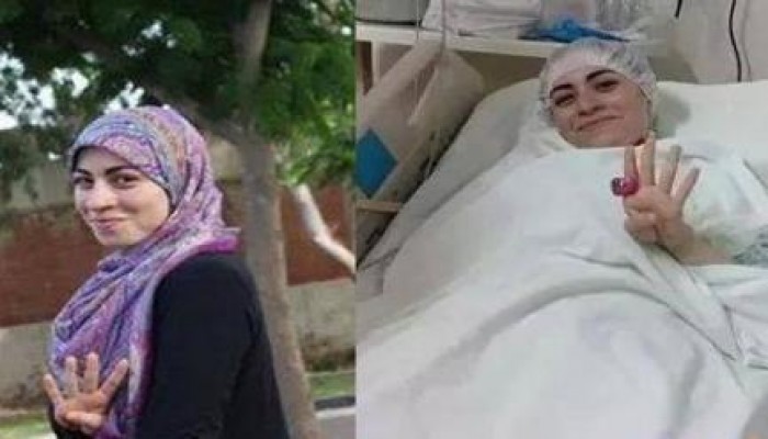 بالفيديو .. أسماء جمال بعد بتر ساقها: سبقتني للجنة والنصر بات قريبا وسأشارك بالمظاهرات!