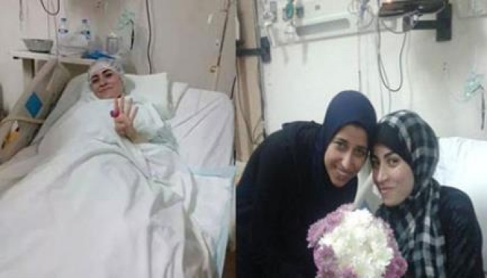 إشادة واسعة بصمود أسماء جمال بعد بتر ساقها