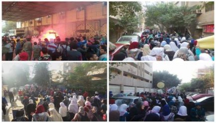 طلاب ثانوي ضد الانقلاب  تنظم فاعلية حاشدة بالمعادي