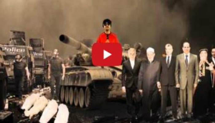 الحلقة الجديدة للفنان " عطوه كنانه "  -  اللحمة الثورية