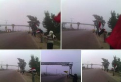 البحيرة: سلسلة بشرية لـ"ثوار أبوحمص" رفضًا لجرائم الانقلاب وبراءة المخلوع