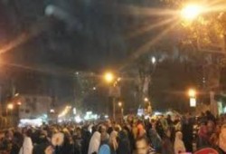 مسيرة بـ الدقهلية تندد بتبرئة مبارك ورموز نظامه